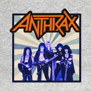 Anthrax Retro 70s Style T-Shirt